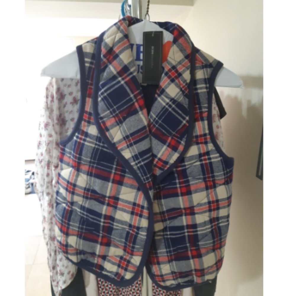 Plaid Vest